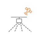 Pulverización de cultivos.