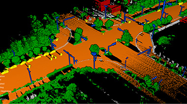 CoProcess procesa a la perfección los datos de nubes de puntos capturados sobre el terreno y los convierte en diversos entregables multiformato