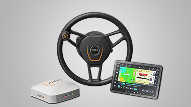 Sistema de dirección automatizada CHCNAV NX610 para maquinaria agrícola.