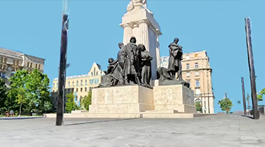 Comparison of mesh modeling and 3DGS for digital 3D environments