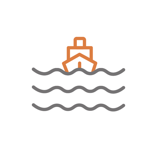 Topografía de ríos y lagos