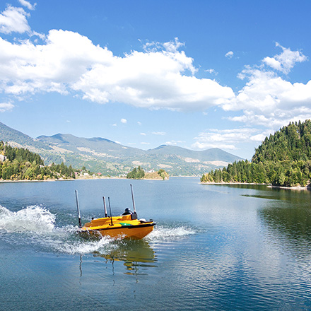 Hydrographic systems— echo sounders, ADCP, and unmanned surface vehicles
