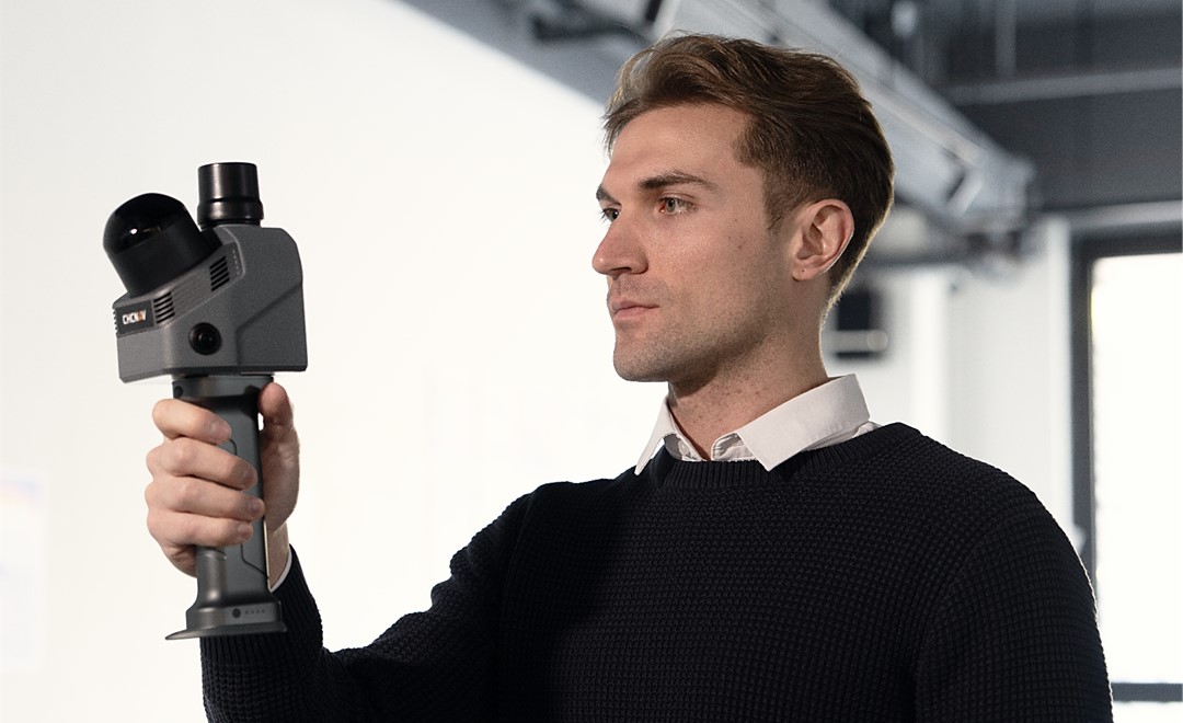Scanner portátil SLAM RS7 para mapeamento eficiente de interiores
