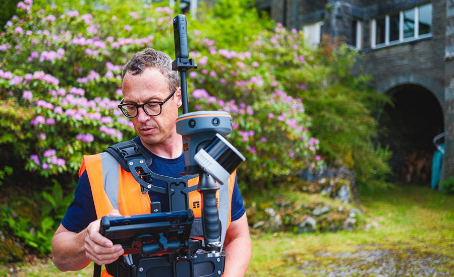 Scanner CHCNAV RS10 SLAM - capture de la réalité en 3D sur le terrain.