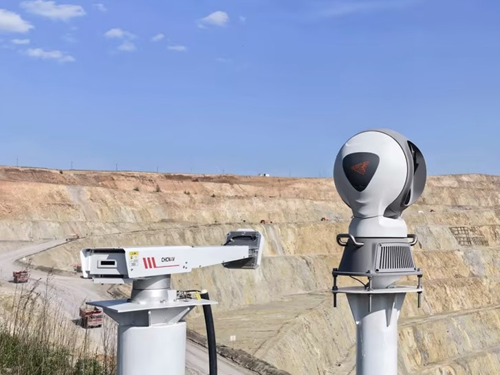 CHCNAV S100 HawkEye Camera at mine site