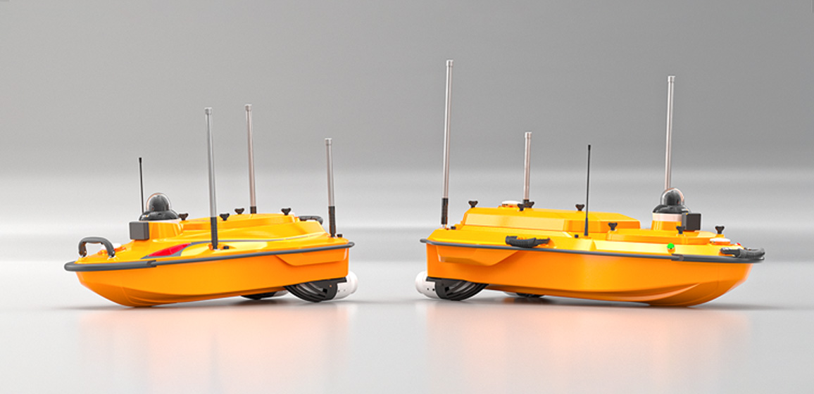 USVs for automated hydrographic surveys and underwater inspections
