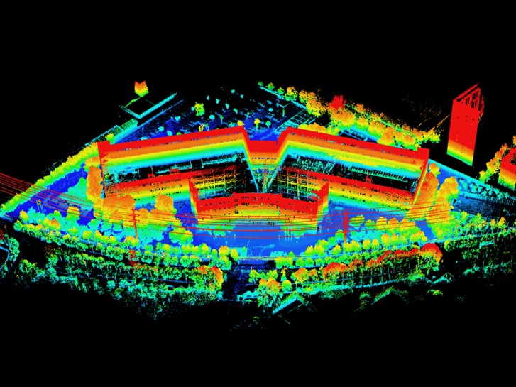 Procesamiento de datos LiDAR del escáner láser 3D SLAM en el software CHCNAV CoPre.
