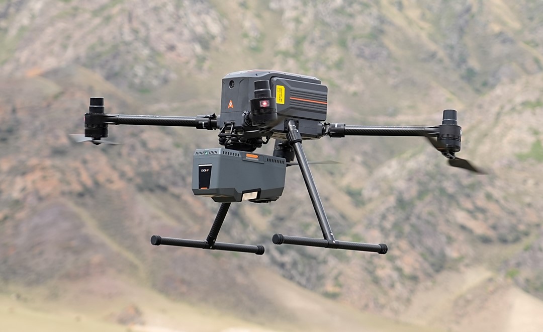 X500 UAV with AlphaAir 15 Pro for airborne LiDAR mapping 