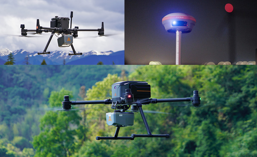 Explore CHCNAV’s geospatial solutions, from professional multirotor drone and airborne LiDAR + RGB system to IMU-RTK GNSS technology.