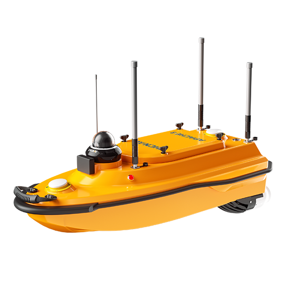 APACHE 3: Portable single-beam USV for shallow water bathymetry.