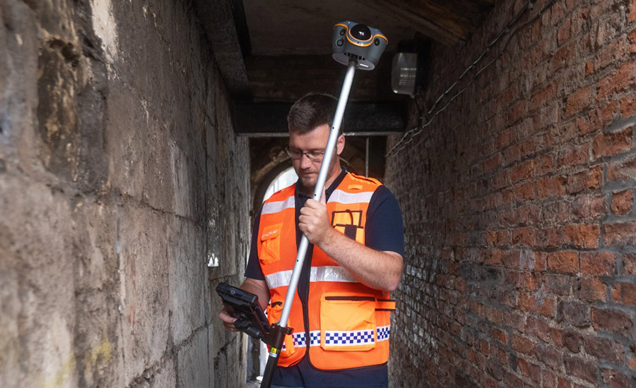 ViLi i100 dans un environnement refusé par le GNSS (Crédit : Tri-site - UK)