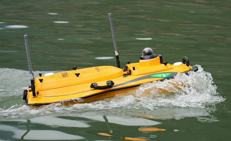 Apache 4 Pro - USV versátil para levantamentos hidrológicos e batimétricos.