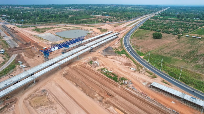 CHCNAV machine control systems for road construction